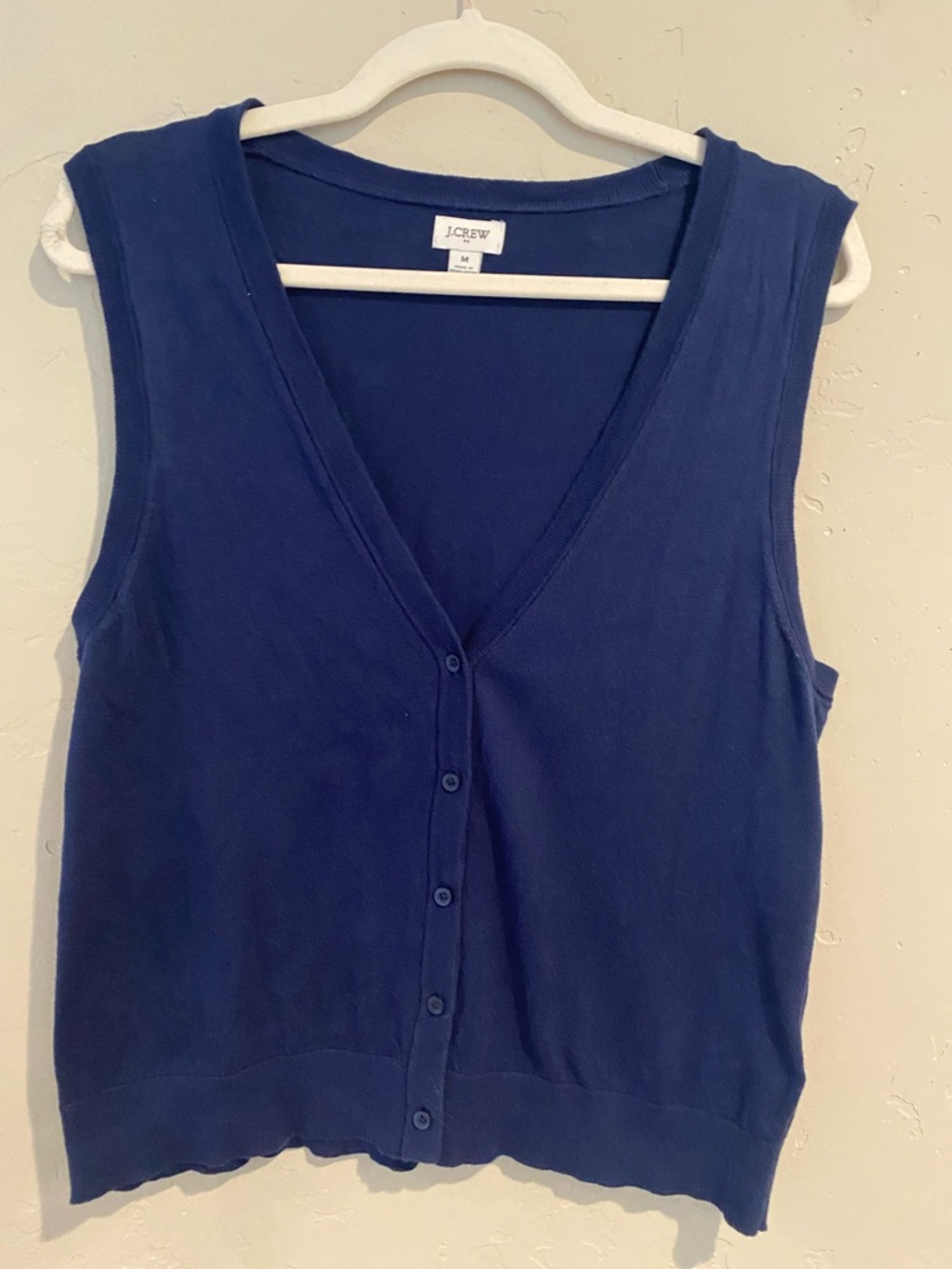 Sleeveless Navy J.Crew Factory Sweater Vest